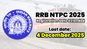 RRB NTPC 2025 Registration Deadline Extended