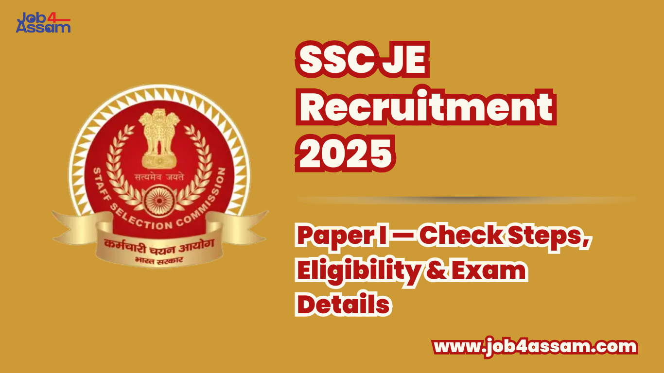 SSC JE Recruitment 2025