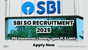 SBI Specialist Officer Recruitment 2025