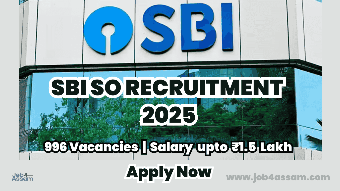 SBI Specialist Officer Recruitment 2025