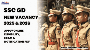SSC GD New Vacancy 2025 & 2026