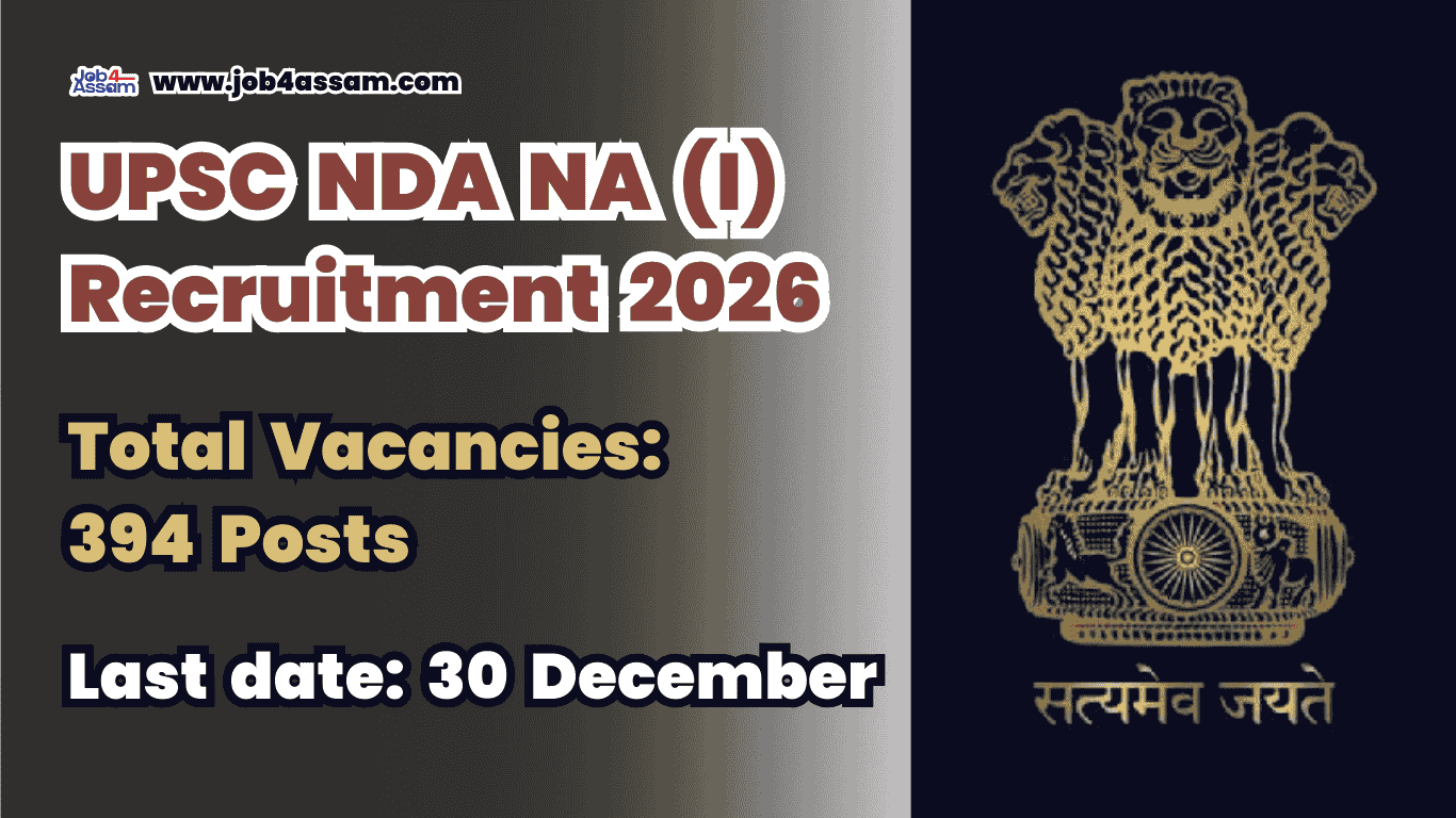 UPSC NDA NA (I) Recruitment 2026