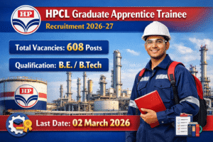 HPCL Graduate Apprentice Trainee Recruitment 2026–27