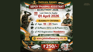 Indian Army Sepoy Pharma Assistant Recruitment 2026
