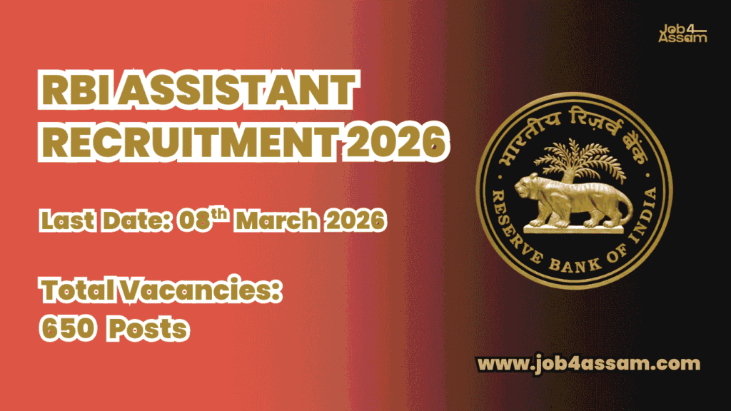 RBI Assistant Recruitment 2026