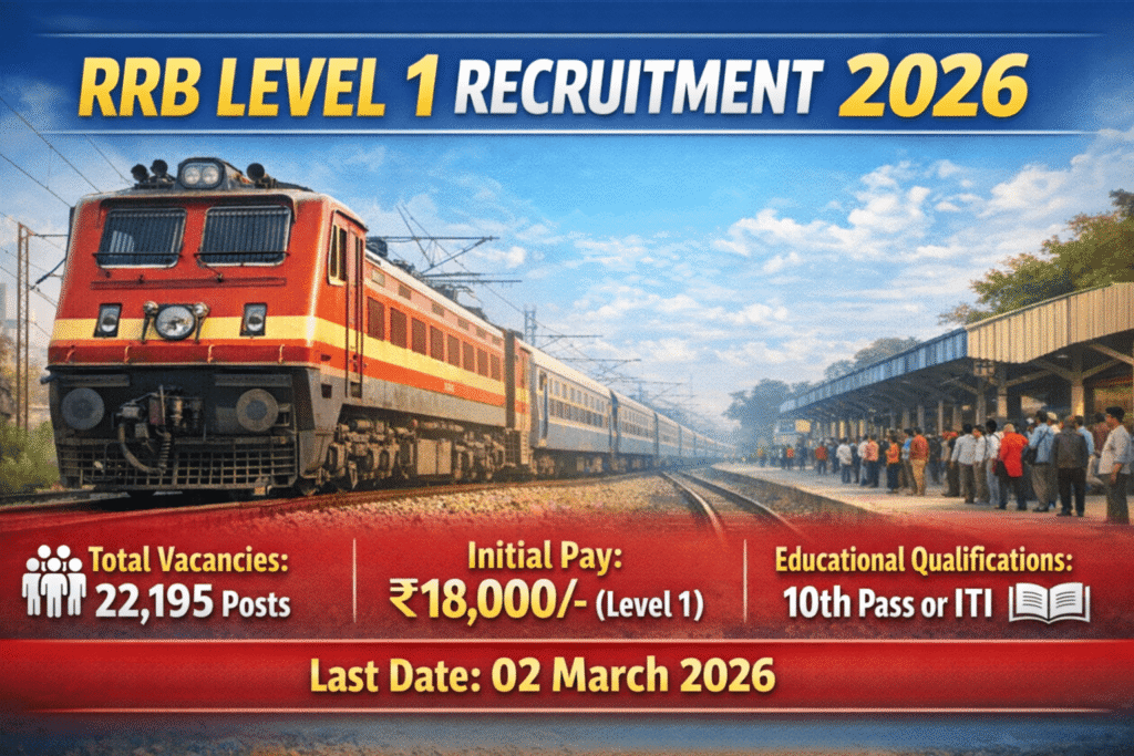 RRB Level 1 Recruitment 2026