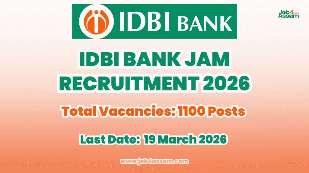 IDBI Bank JAM Recruitment 2026–27